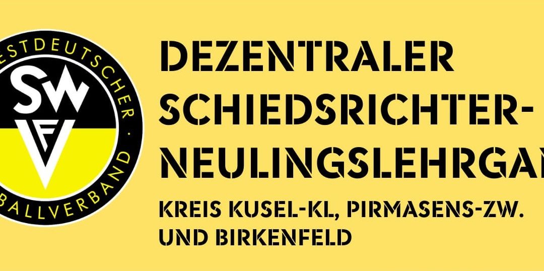 Der JFFV sucht dich…..werde Schiedsrichter!