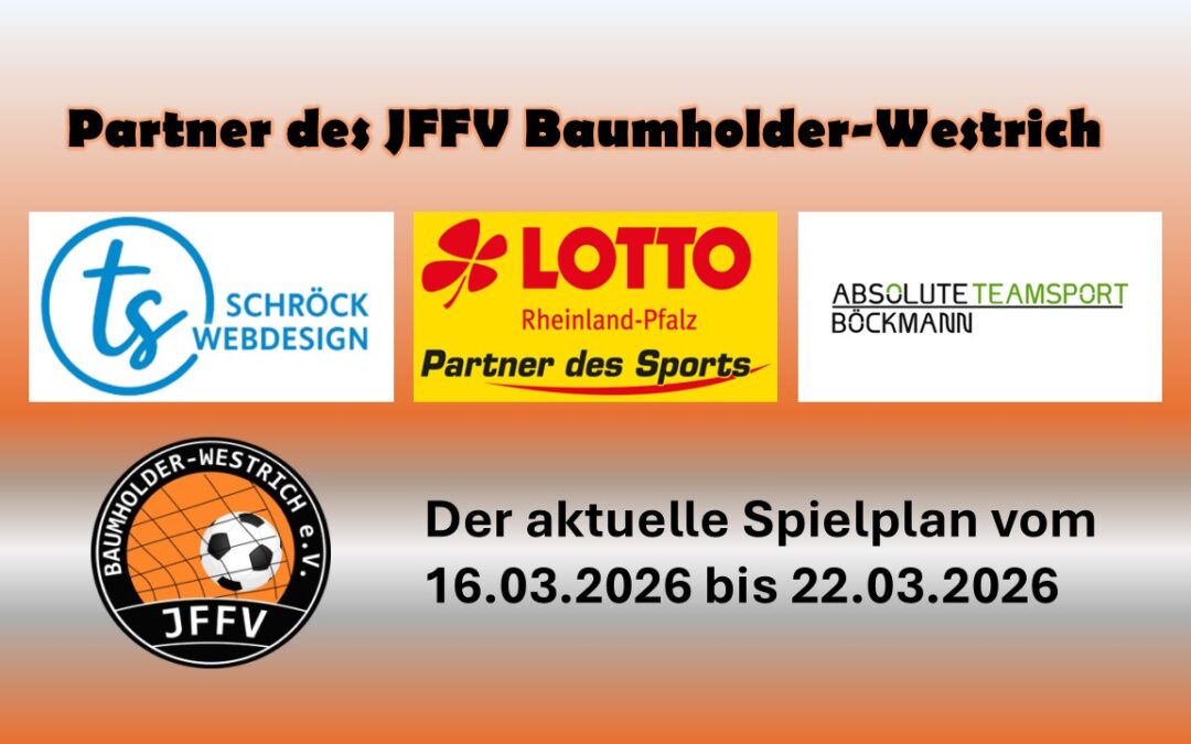 Der aktuelle Spielplan vom 16.03.2026 bis 22.03.2026