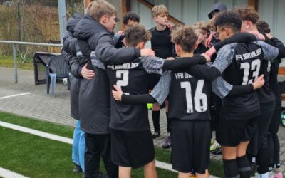 Remis auf schwierigem Geläuf – C-Jugend des JFFV zeigt Moral